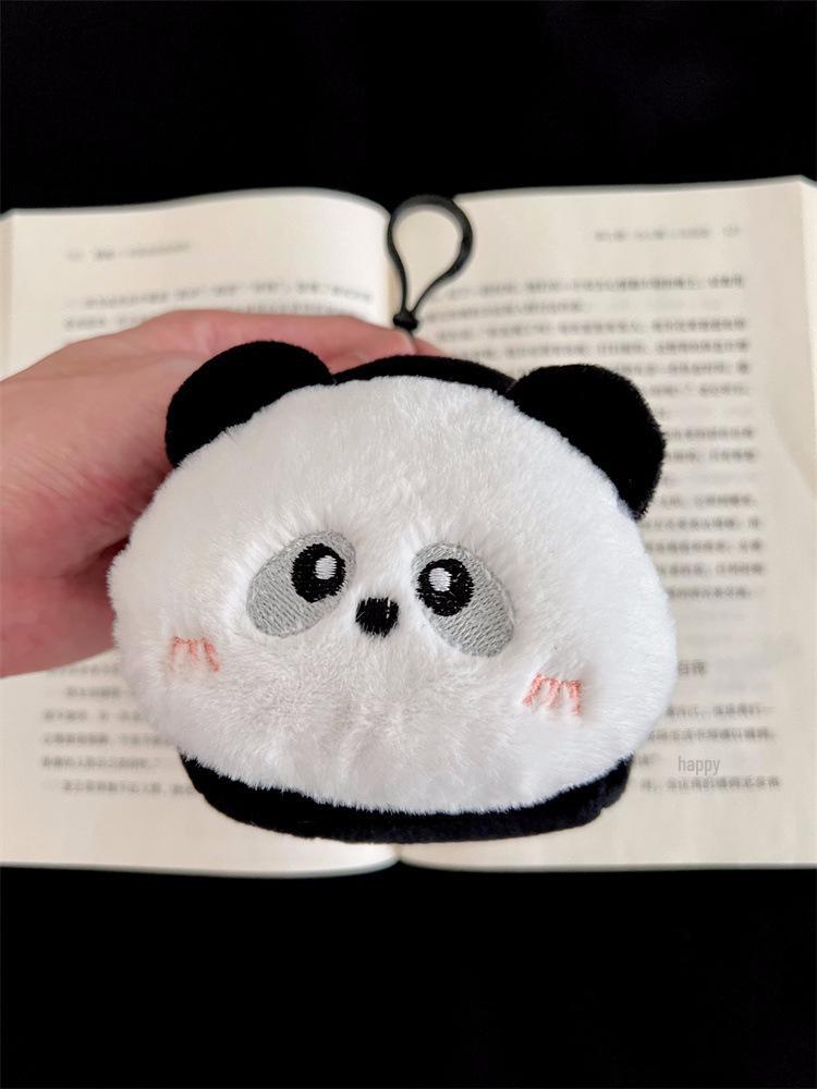 Giant Panda Plush Coin Purse and Bluetooth Headset Bag