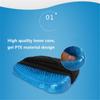 1X Elastic Seater Cushion Pad Silicone Honeycomb Design Pressure Point Massager