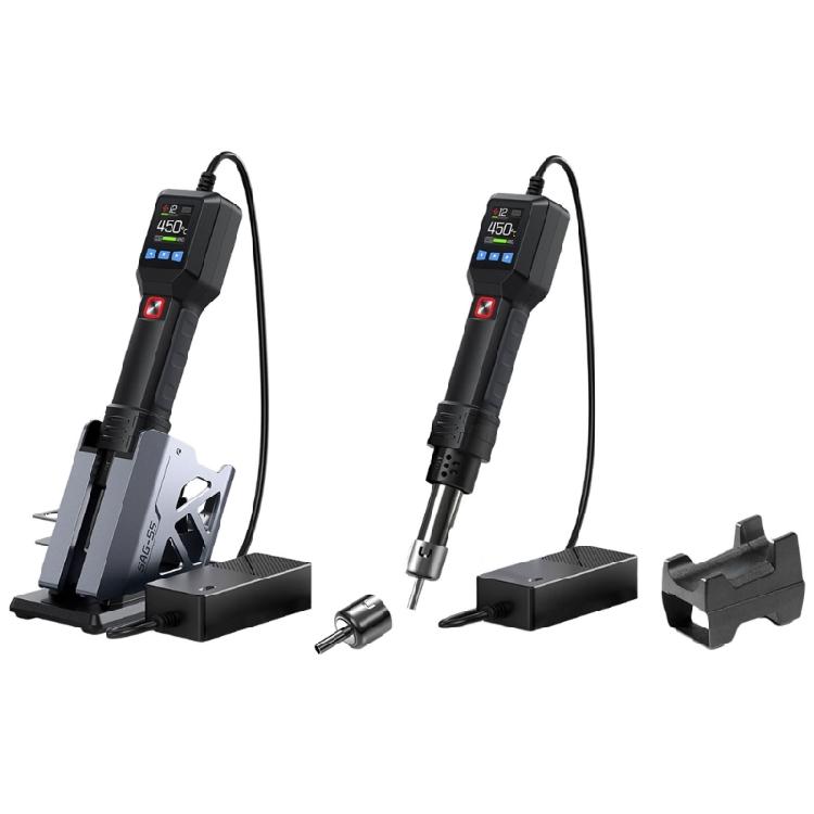 SAG55 550W With Stand BGA Rework LCD Digital Blower Soldering Heater Handheld Hot Air Blower Soldering Repair Tool