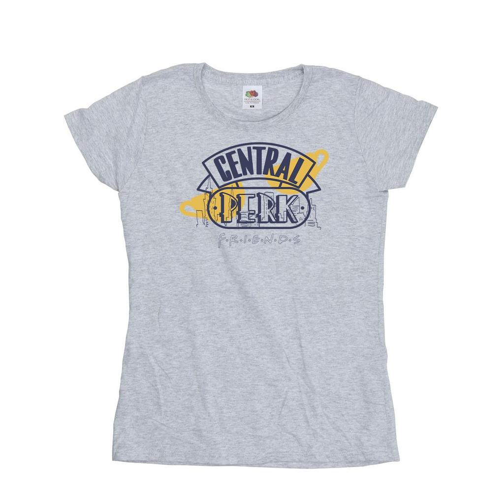 Friends Damen/Damen Central Perk Baumwoll-T-Shirt