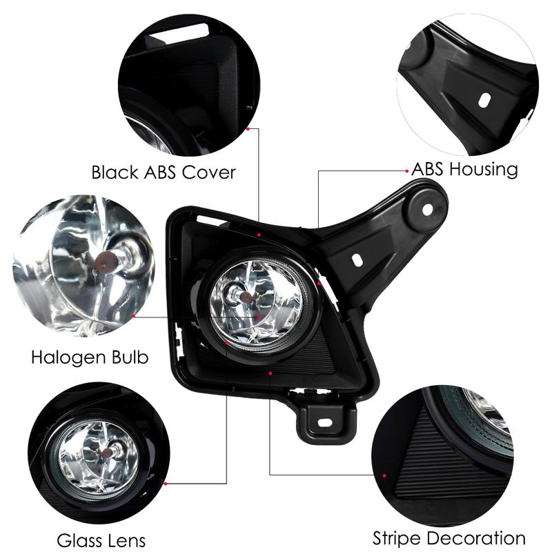 LED DRL Fog Lights For Toyota Hiace 2012-2013 For Toyota Quantam 2012-2013 Headlights Fog Light Car Accessories 12V