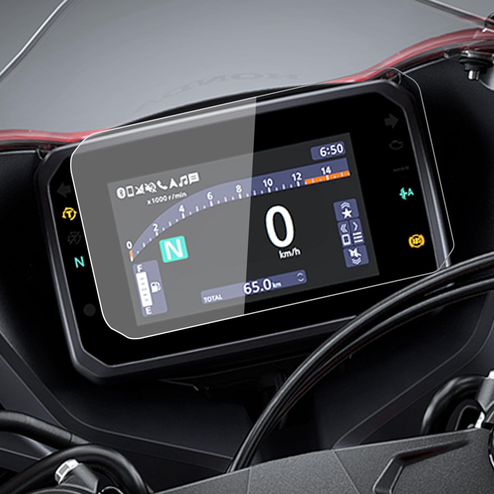 

LEDISHUN Защитная пленка для приборной панели мотоцикла Honda CB650R ( 24) CBR650R ( 24) NX400( 24) CBR400R ( 24) Защитная пленка для приборной панели 2 комплекта