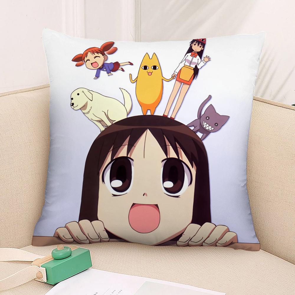 Anime A-Azumanga Daioh Kissenbezug 3D-Druck Polyesterfaser 40*40 cm Zuhause Sofa Dekoration Festivalgeschenk