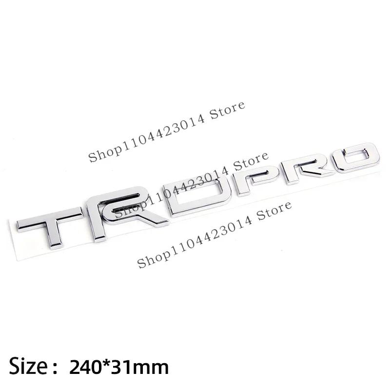 3D ABS Car trunk sticker TRDPRO logo For Toyota TRD Yaris Camry Tantu Prado Lande kuluze RAV4 car  repack accessory