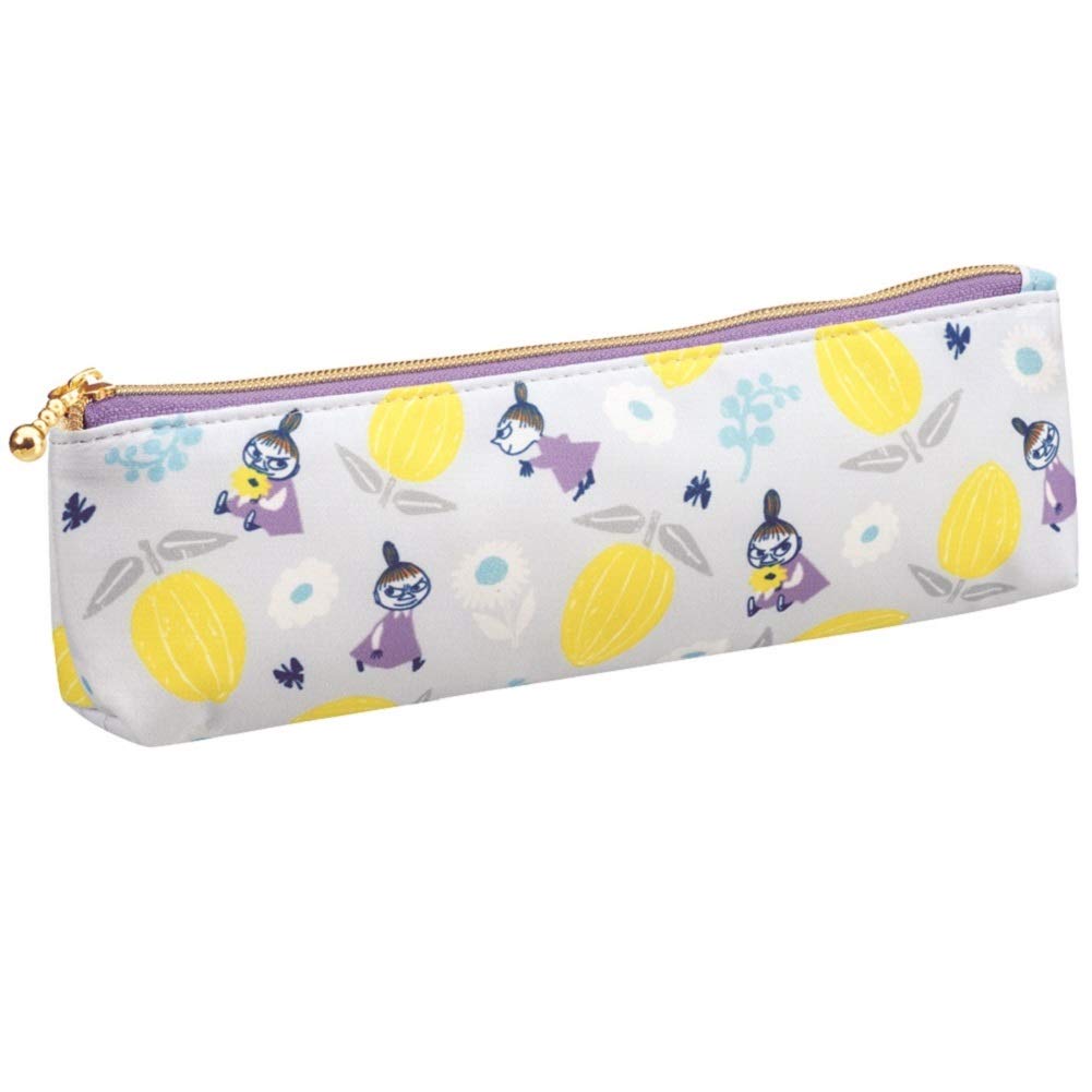 Gakken Staful Moomin Pencil Case Pouch Gray H13054