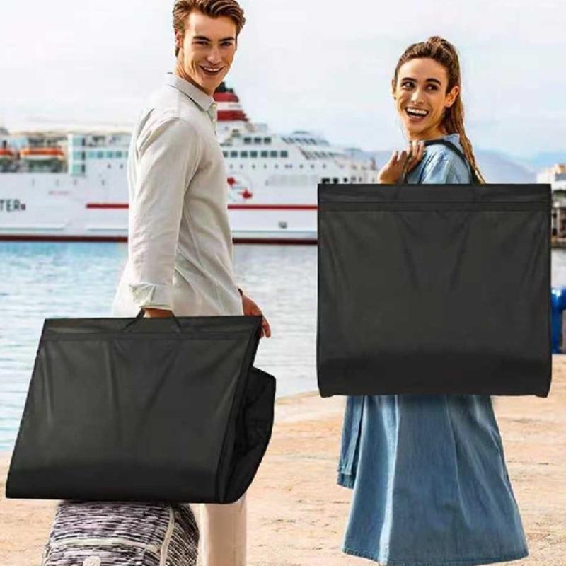 Garment Cover for Closet Organization, Breathable Hanging Storage Bag with Zippered Design and Carry Hooks for Gowns, Dresses, Dust Protections 2PCS