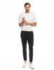 Men's Cotton Sweatpants Classic Joggers with Pockets MORAJ 32 Black