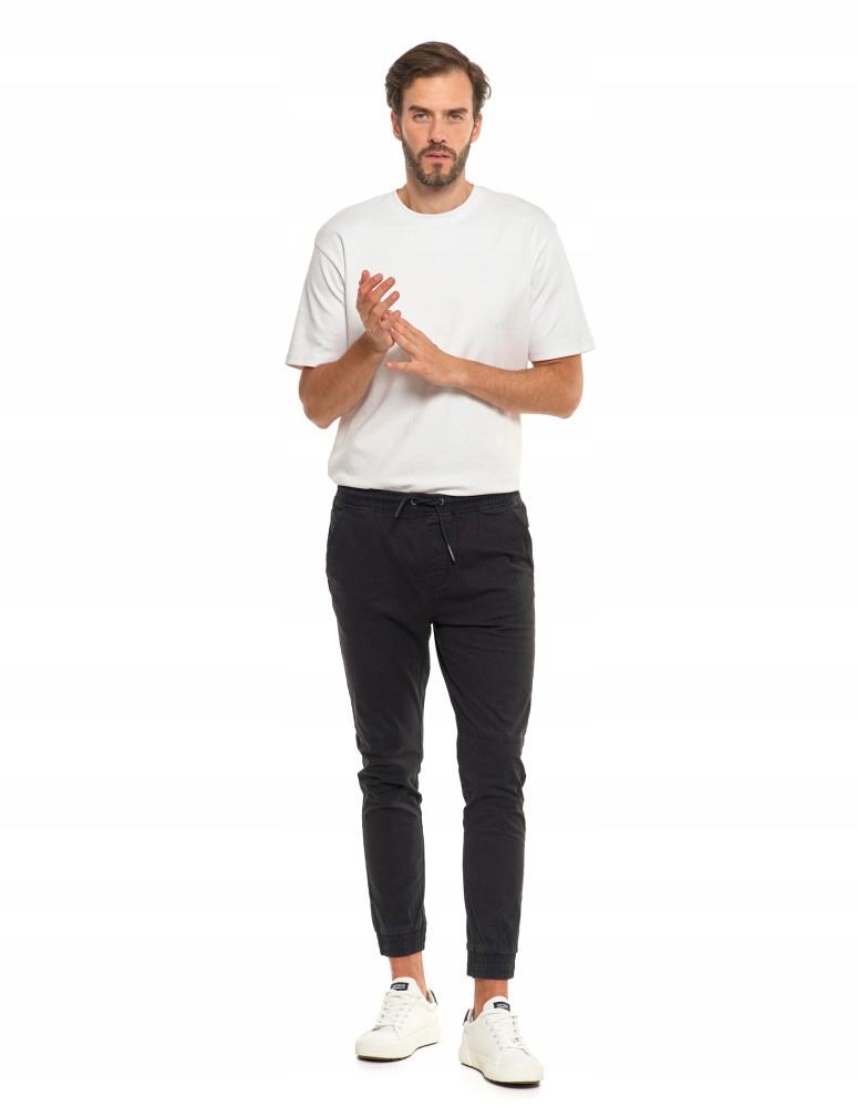 Men's Cotton Sweatpants Classic Joggers with Pockets MORAJ 32 Black