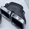 Edelstahl Auspuff Schalldämpfer Endrohr für Mercedes W205/W212/W213/E63/S65