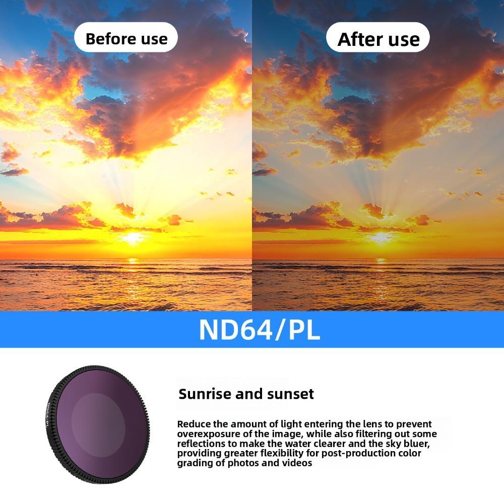 Multi-Coated Camera Filter PL/UV/ND8 ND16 ND32 Filter Accessories Lens Filter for DJI OSMO Nano