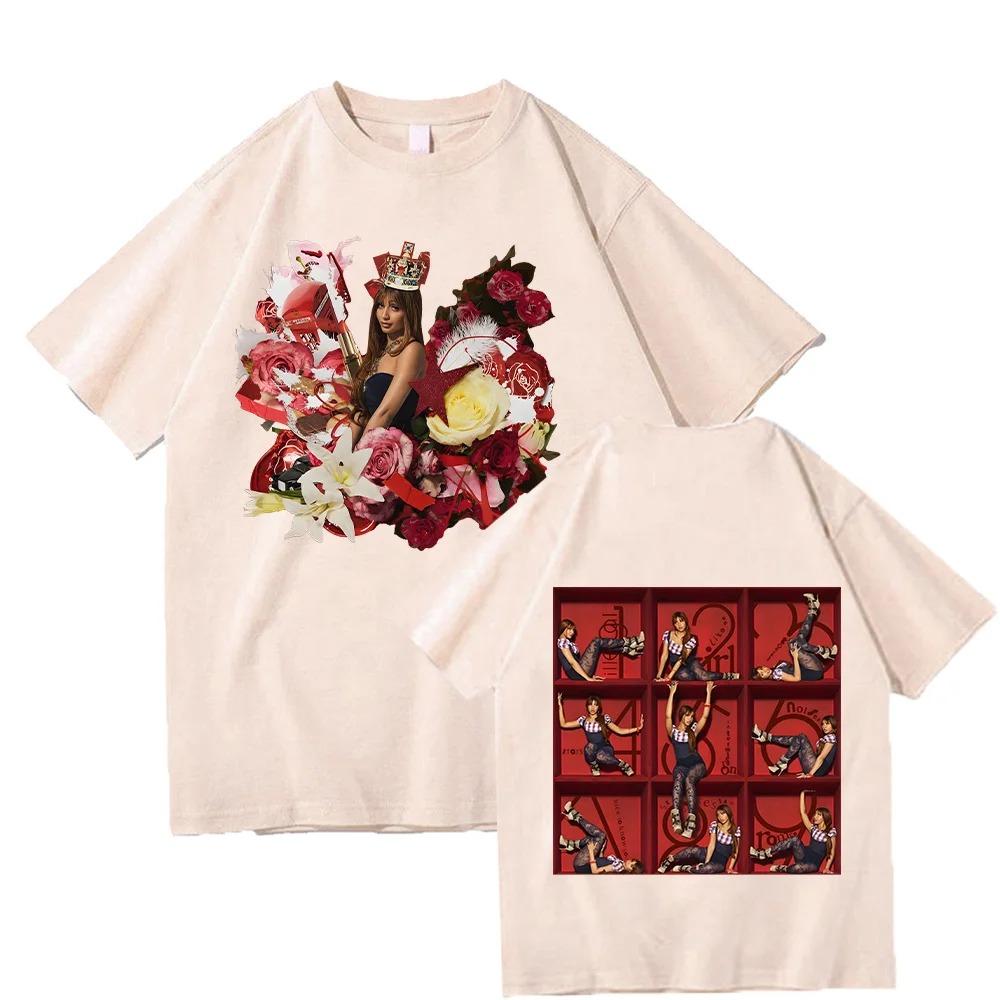 Fancy That New Album PinkPantheress Poster Print Tshirt Men Women Oneck Cotton Summer Tees Harajuku HighStreet Oversized Tops