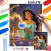 Princess Magic Potion Digital Oil Painting Art Kit Handmade DIY Home Decor Gift