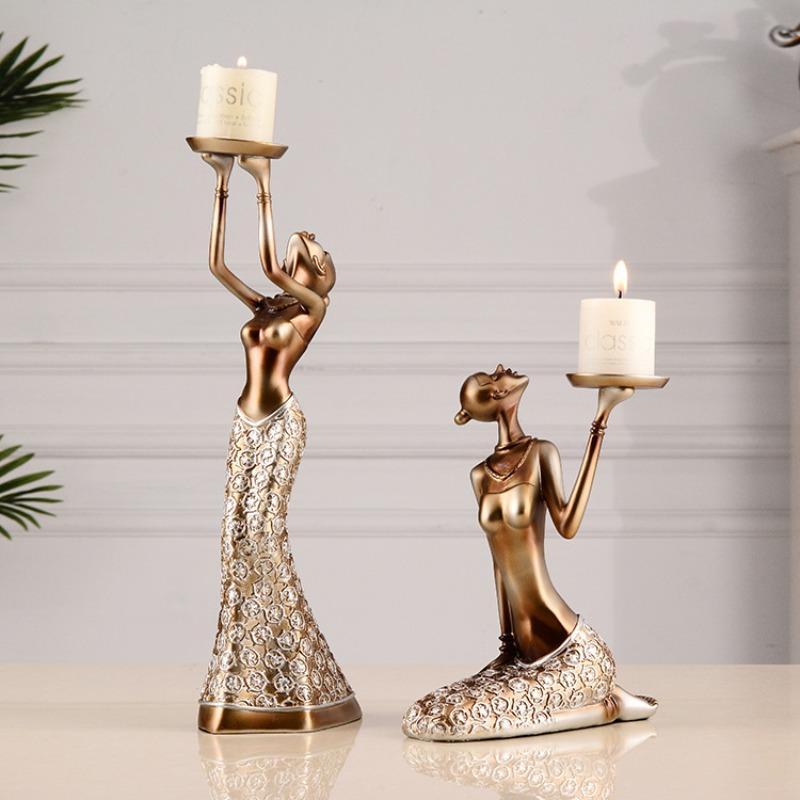 Little Fairy Candlestick Ornament, Romantic Candlelight Accessory, Can Be Simply Used As A Decorative Ornament