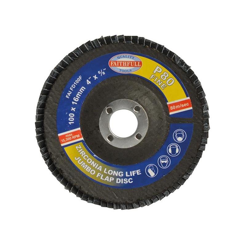 Faithfull Abrasive Jumbo Flap Disc