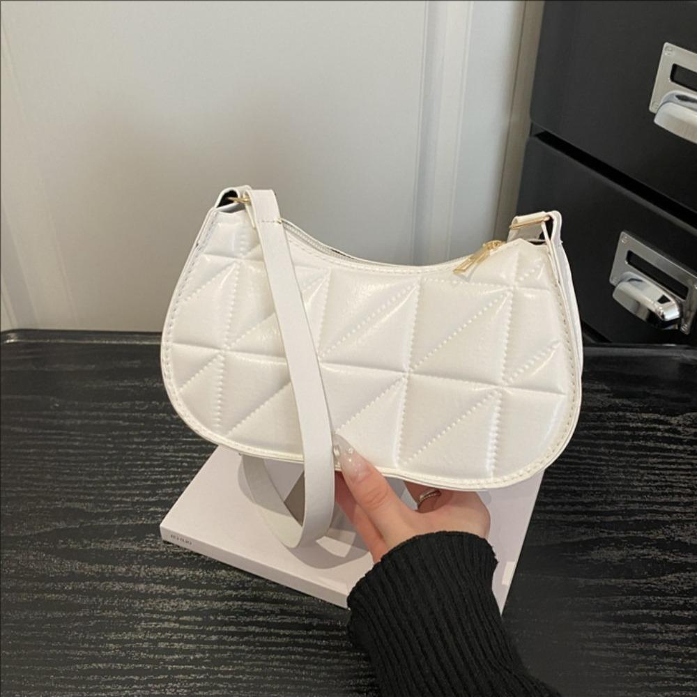 Niche Design Casual Handbag, Vintage Simple Shoulder Underarm Bag Fashion Daily Commute Crossbody Purse