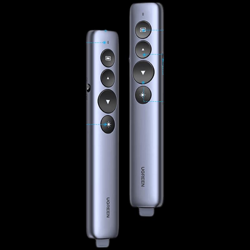 UGREEN Rechargeable Wireless Presenter with Red Laser Pointer
