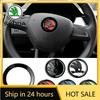 AAAJA1 2026 Hot For SKODA 46MM Car Steering Wheel Logo Emblem Sticker for Skoda Rapid Fabia Octavia Superb Laura VRS Yeti Kodiaq Karoq