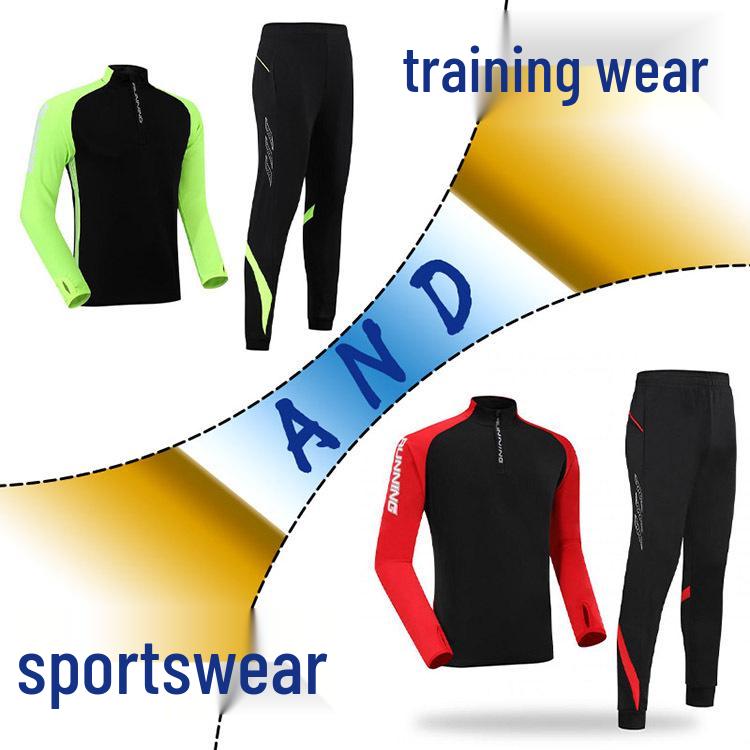 Men's & Women's Autumn/Winter Long Sleeve Football Training Suits - Adult & Children with Printing