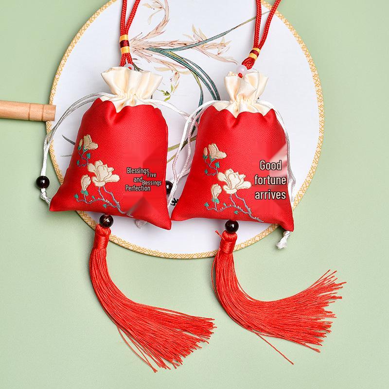 Embroidery Dragon Boat Festival Sachet: Chinese Style Aromatherapy Purse