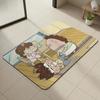 Anime A-Atashin'chi Floor Mat Diatomite Bath Mat, Quick Dry, Absorbent, Multi-Scene Mat