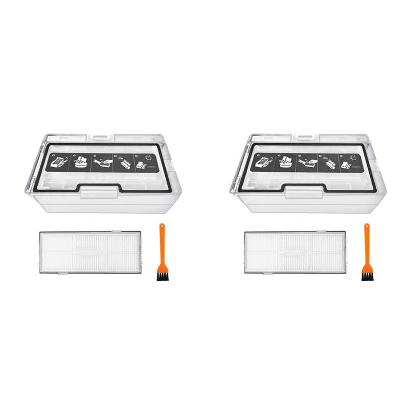 

-September 2X Dust Box For Xiaomi Roborock S8 Pro Ultra /S8/S8+T7S/G10S Robot Vacuum Cleaner Trash Box With Filter