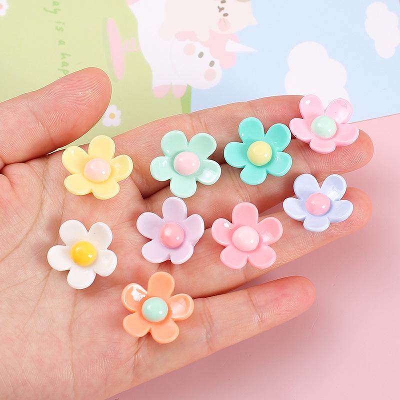 DIY Resin Five-Petal Flower Children's Hair Accessories and Storage Box