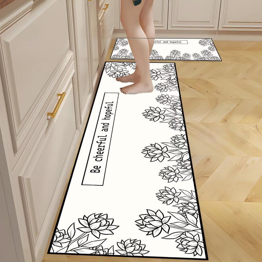 Light Luxury Entry Door Porch Floor Mat Household Non-slip Dirt Wear Resistant Dirt Easy To Clean Foot Mat Soft Diatom Mud Carpet