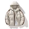 Trendy and fashionable couple cotton-padded clothes for men and women, loose trendy brand warm and thickened hooded cotton-padded jackets for men