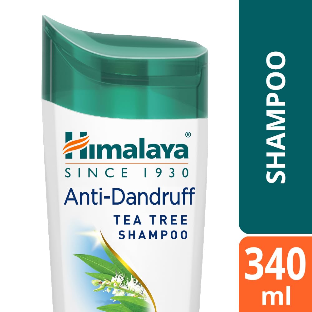 Himalaya Anti-Dandruff Shampoo 340 ML | Soothes the Scalp & Nourishes Hair | With Tea Tree Oil & Aloe Vera | For Women & Men