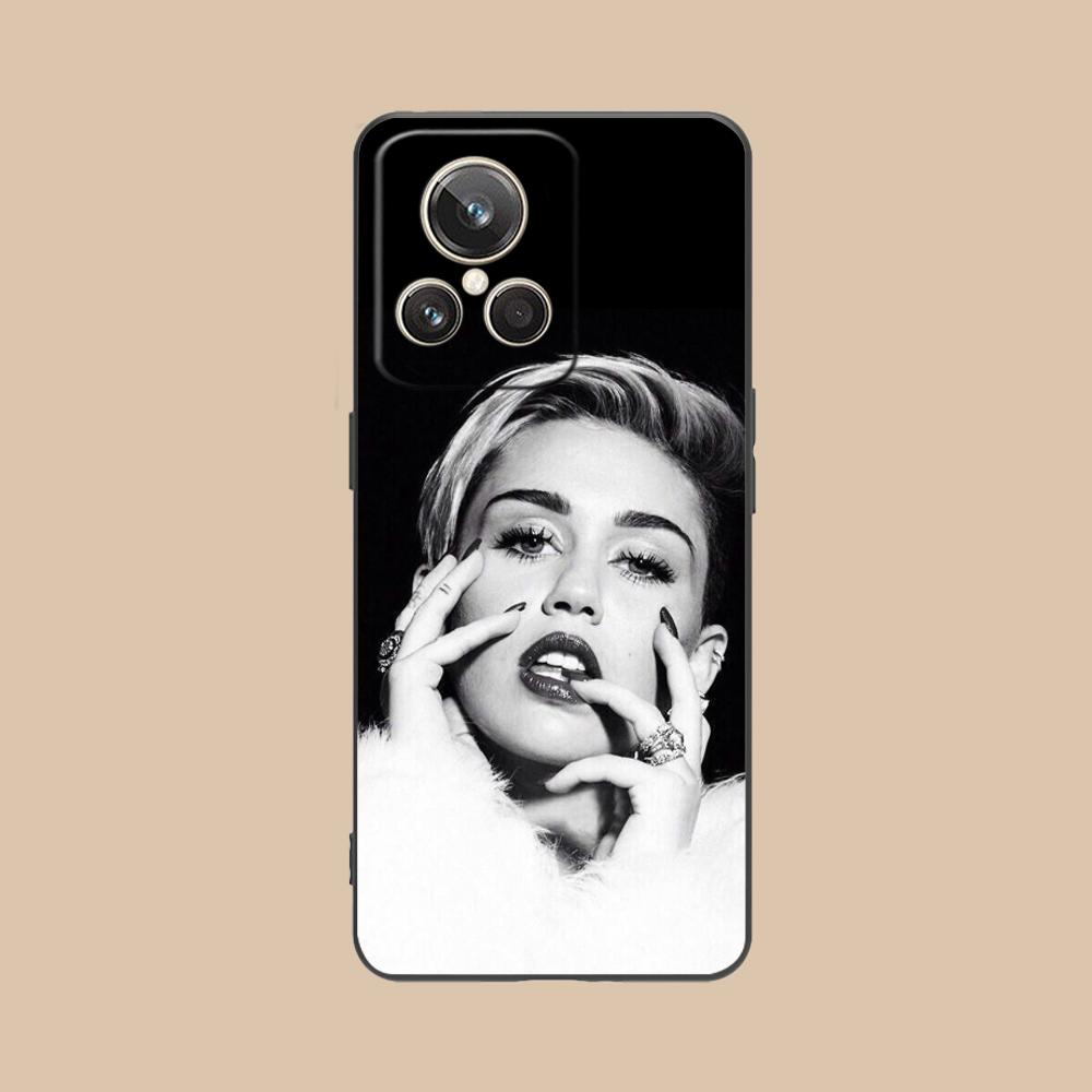 

Miley Cyrus Mobile Phone Case for Realme GT 8 Neo Pro C75 73 71 C67 65 C55 53 C35 31 C20 15 Colorful Printing Cover Pretty Cover realme C15