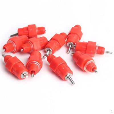 10 Pieces Screw In Poultry Chicken Hen Duck Drinker