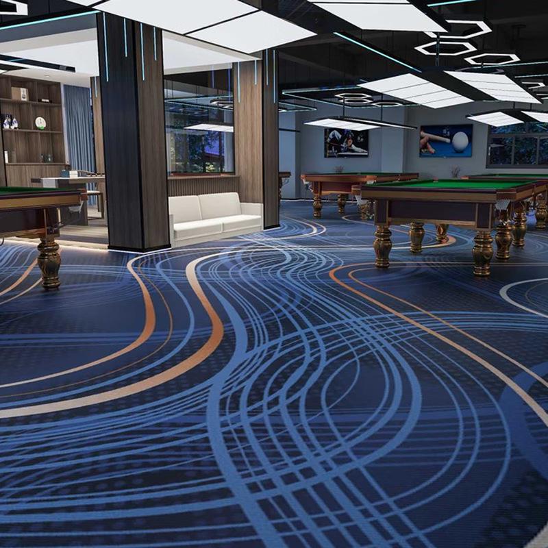 Commercial Nylon Fireproof Wear-Resistant Billiard Hall Carpet Polyester 450g