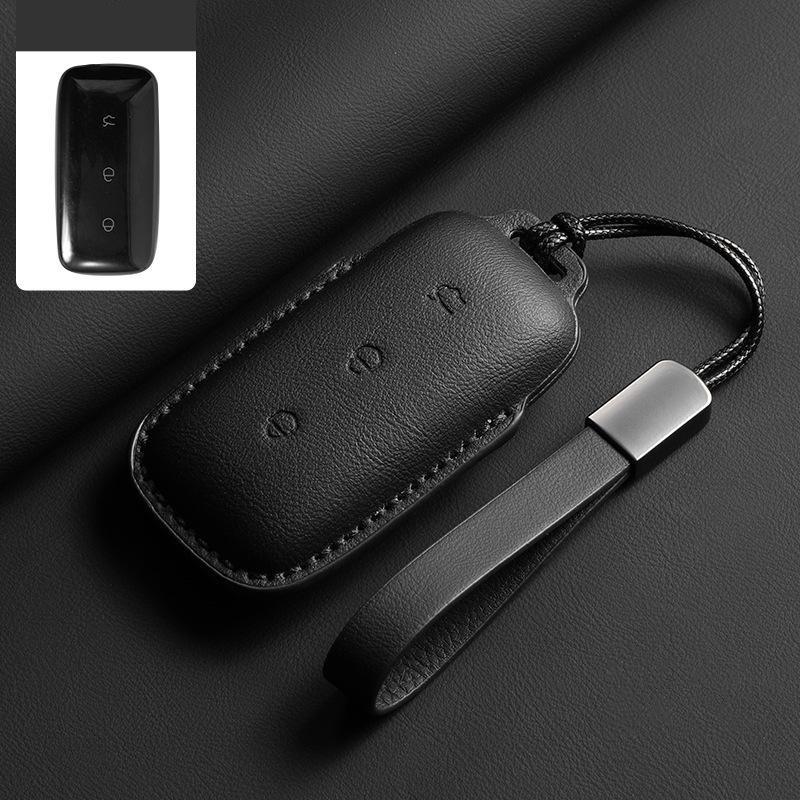 

Keychain Protect For Geely Galaxy L7 Key Case E5 L6 Max Plus Air Pro Starship E8 Texture Black Silicone Key Caps Holder Key Case