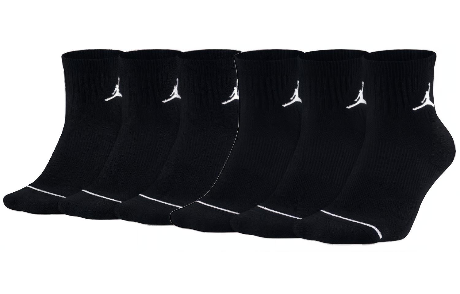 Jordan Basketball Socks Unisex Combo Set Black SX5544-010 S