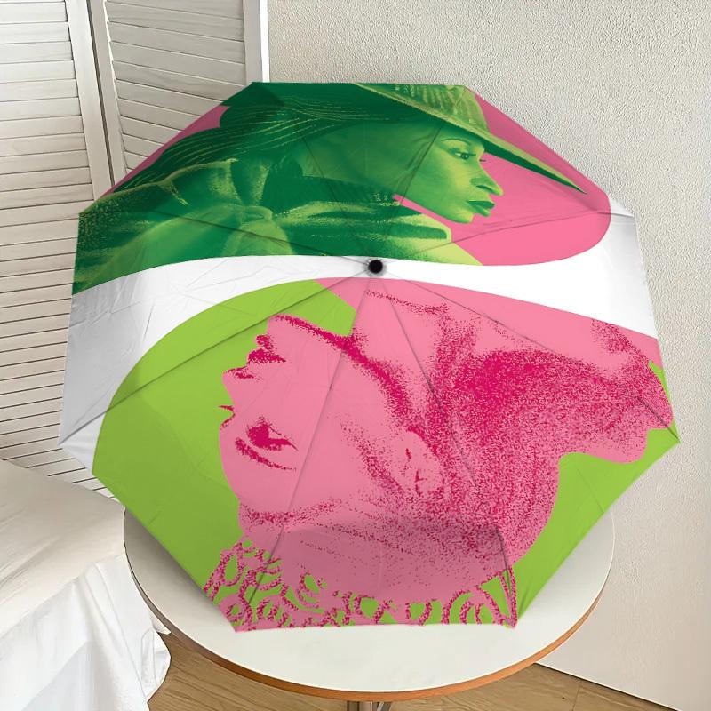 1pc Wicked Automatic Folding Umbrella, Portable Collapsible Design, Casual Outdoor Accessory L1127116