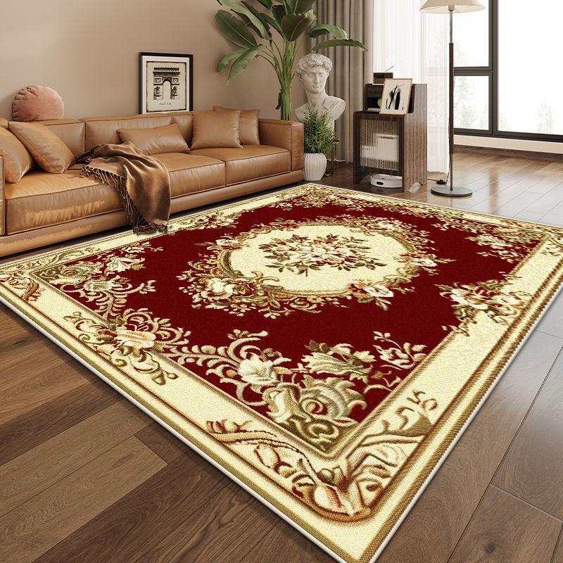 Persian Style Luxury Living Room Decoration Rug Big Size Non-slip Dining Room Carpet Easy Clean Customizable Coffee Tables Mat