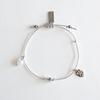 Shining Motifs Silver String Bracelet