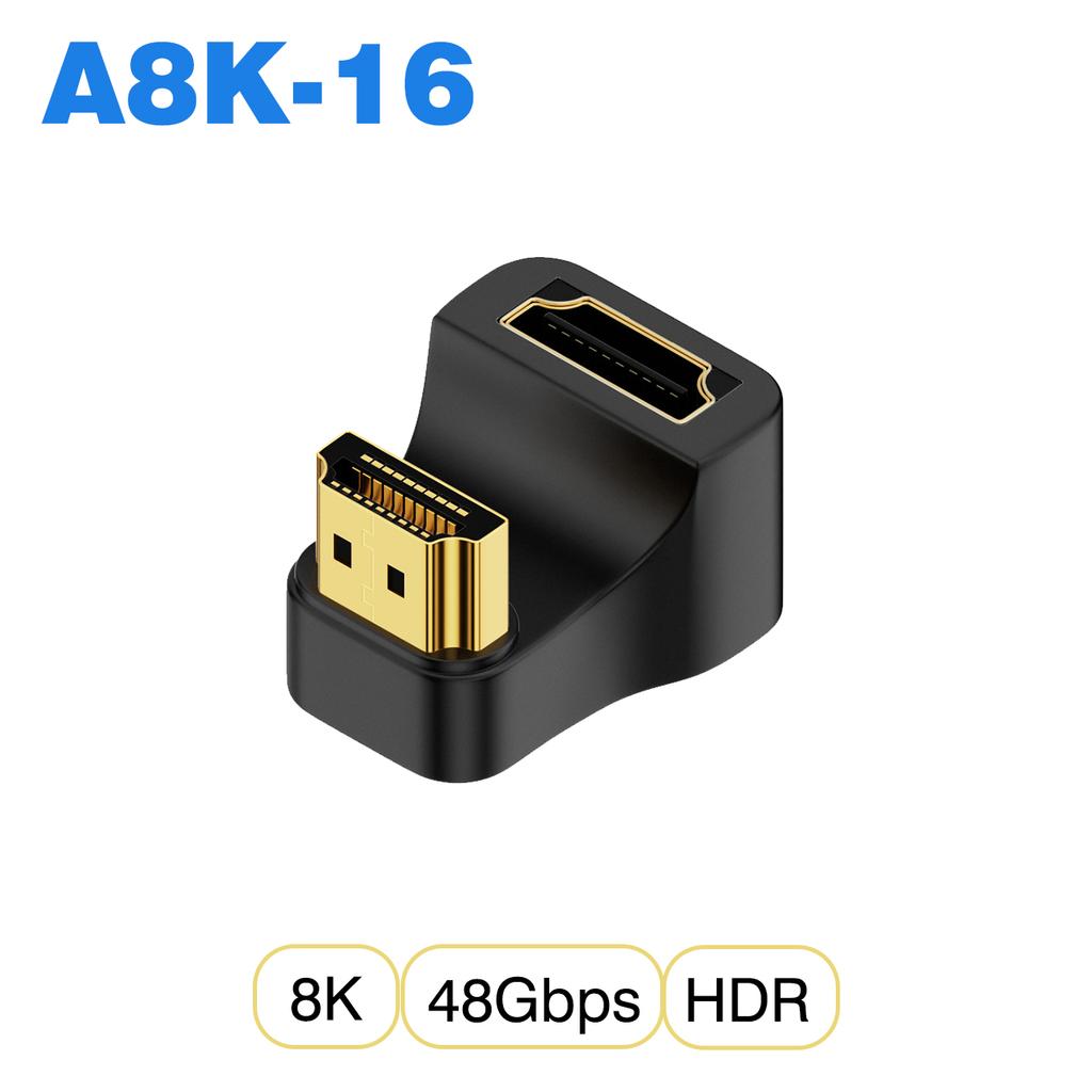UGOURD HDMI2.1 Cable Adapter mini micro hdmi to HDMI 2.1 Converter 48Gpbs 8K60HZ 4K120HZ for HDTV Projector PS4 PS5 Laptop PC 4