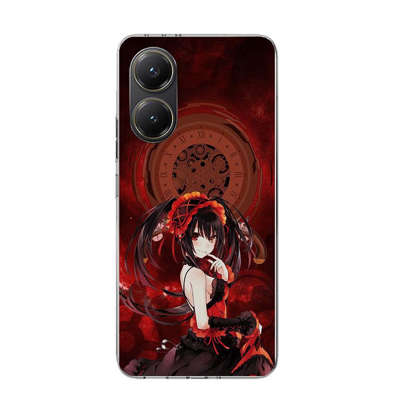 Date A Live Tokisaki Kurumi Phone Case For Xiaomi Poco X7 X6 X5 Pro F7 Ultra Redmi 15C 15 13 13C 12 12C 10 10A 10C 9 9A 9C 9T Co