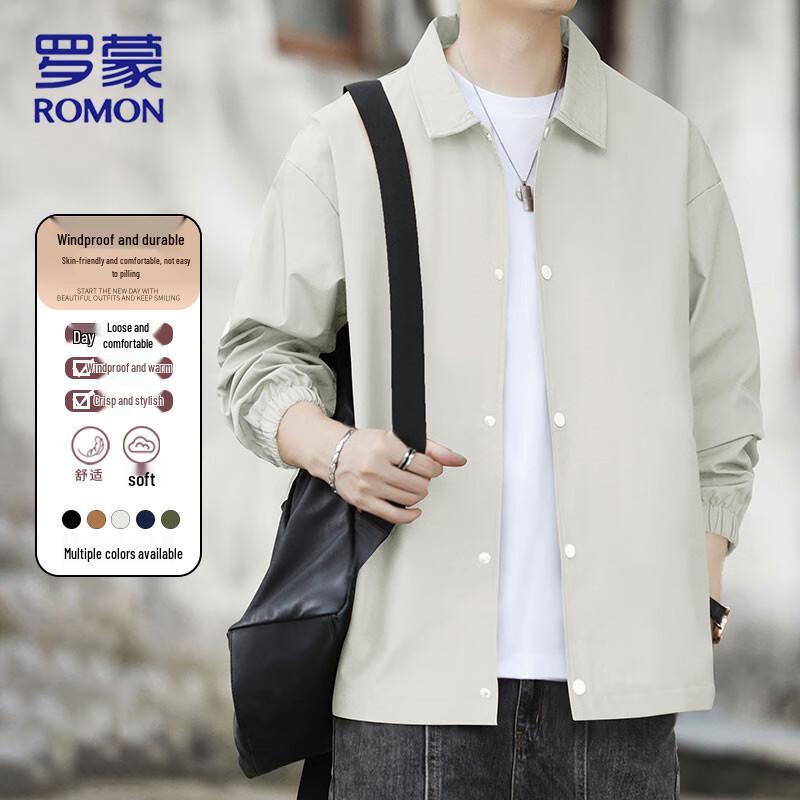 

ROMON Men s Business Casual Fall Jacket 2XL