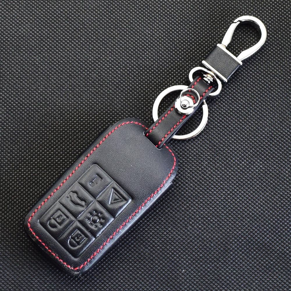 S Leather Car Key Cover Bag For Volvo S60 S80 V40 V60 V70 Xc60 Xc70 2013 2014 Smart Remote Fob Shell Protector Case
