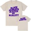 Black Sabbath Master of Reality T-shirt Summer Cotton Short Sleeve Tshirts Grunge Rock Band Fashion T Shirt Men's Women Clothing