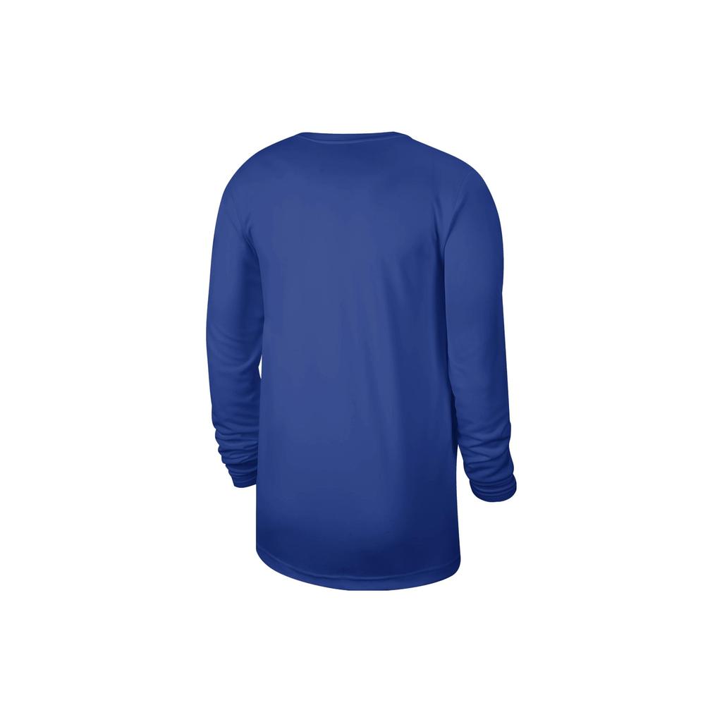 Nike Men's NBA Dri-FIT Golden State Warriors Practice Long Sleeve T-Shirt Blue FD9949-495