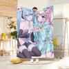 Anime N-NEKOPARAS Throw Lightweight  Flannel Blanket Soft Skin-friendly for Summer Cooling
