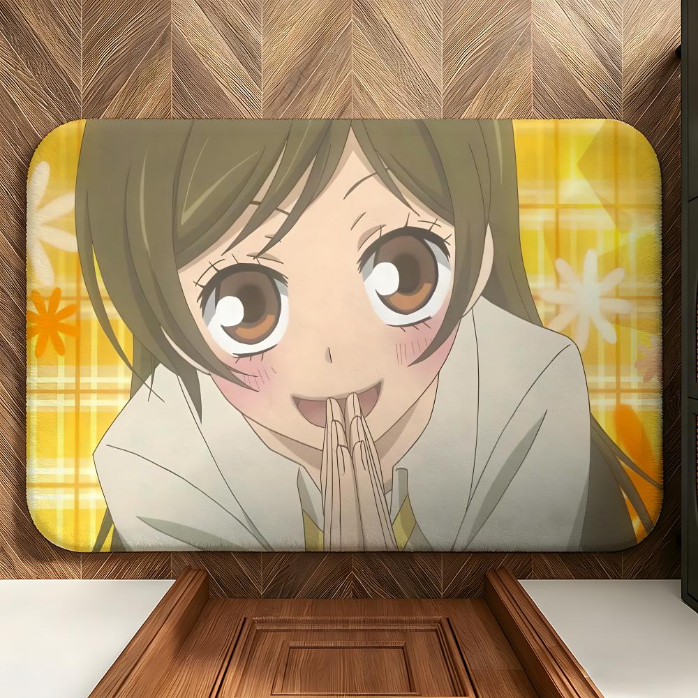 Anime K-Kamisama K-Kiss Floor Mat Soft Flannel Floor Mat Suitable for Entryways, Living Rooms, Bedrooms, and Bathrooms