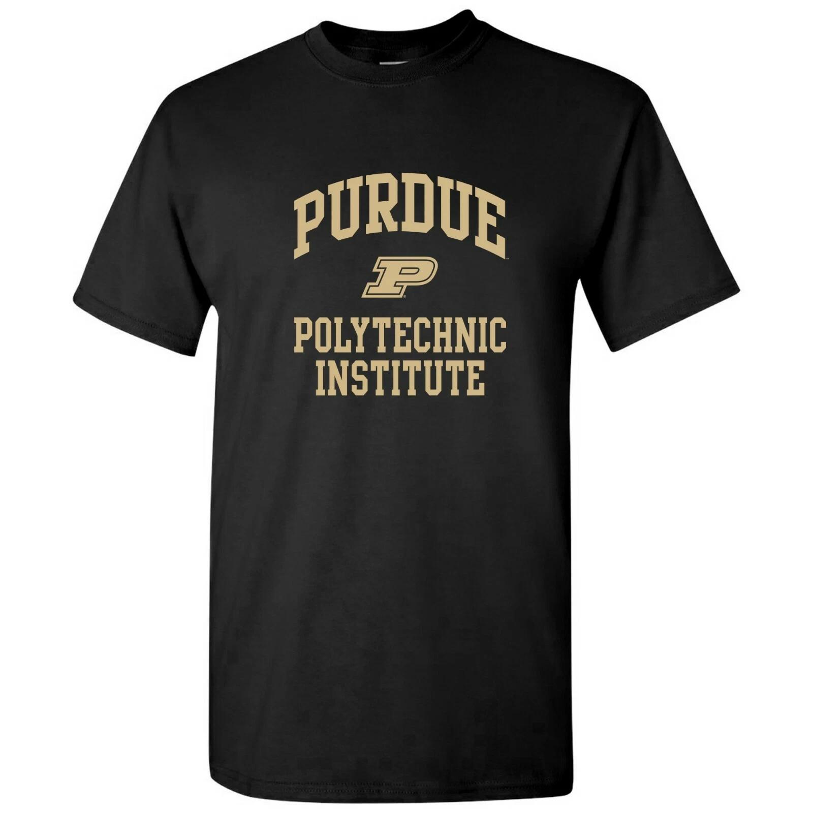 Purdue Boilermakers Arch Logo Polytechnic Institute T-Shirt - Black L