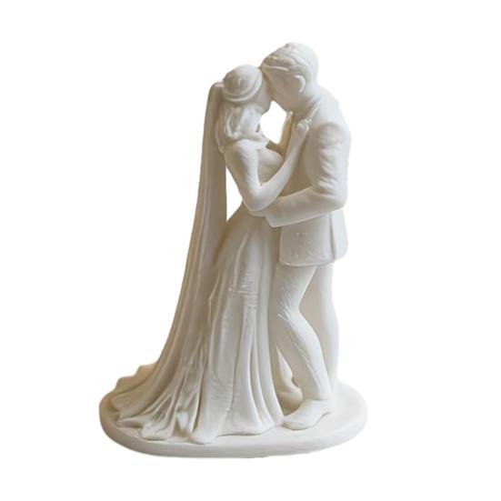 3D Printed Couple Figurine Ornament Romantic Romantic Wedding Wedding