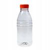 RPET Plastic Bottles 500 Ml 38 Mm Round with Orange Cap 90 Pcs.