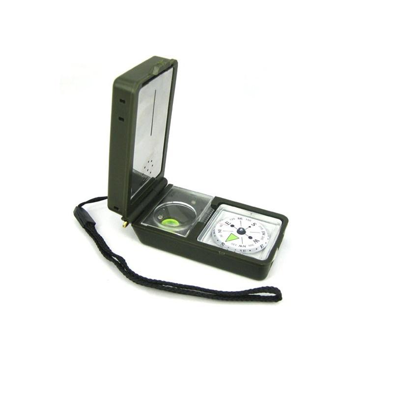 10 in 1 Multifunction Compass Outdoor Military Camping Marching Lensatic Compass