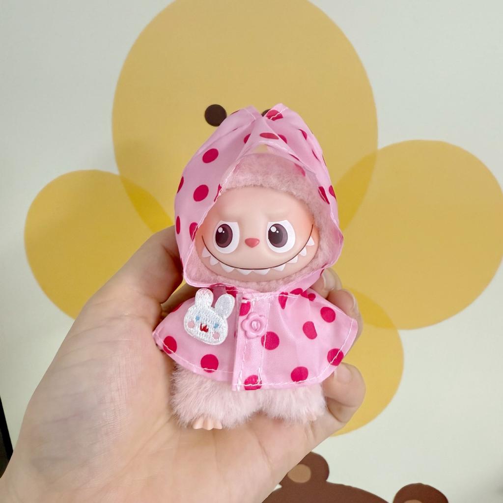 Mini Version 4.0 Vinyl Face Plush Blind Box Doll Clothes Christmas Set Small Nose Gaga Heart Bottom Password